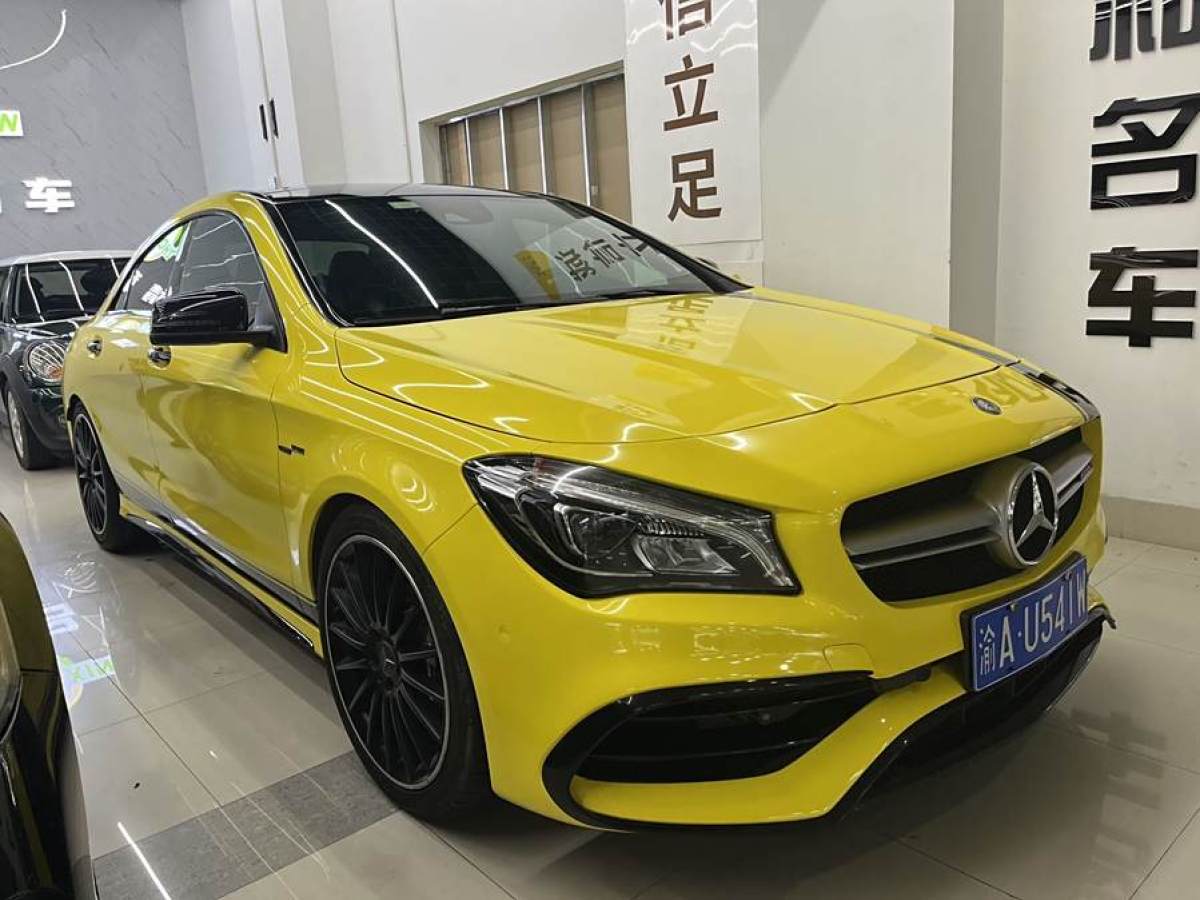 2017年8月奔馳 奔馳CLA級AMG  2015款 AMG CLA 45 4MATIC