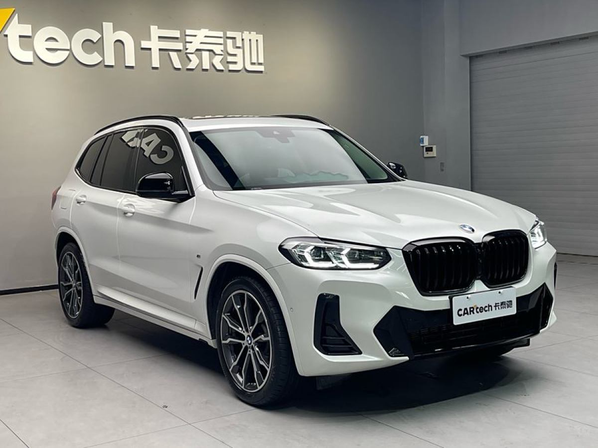 寶馬 寶馬X3  2022款 改款 xDrive30i 領(lǐng)先型 M曜夜套裝圖片