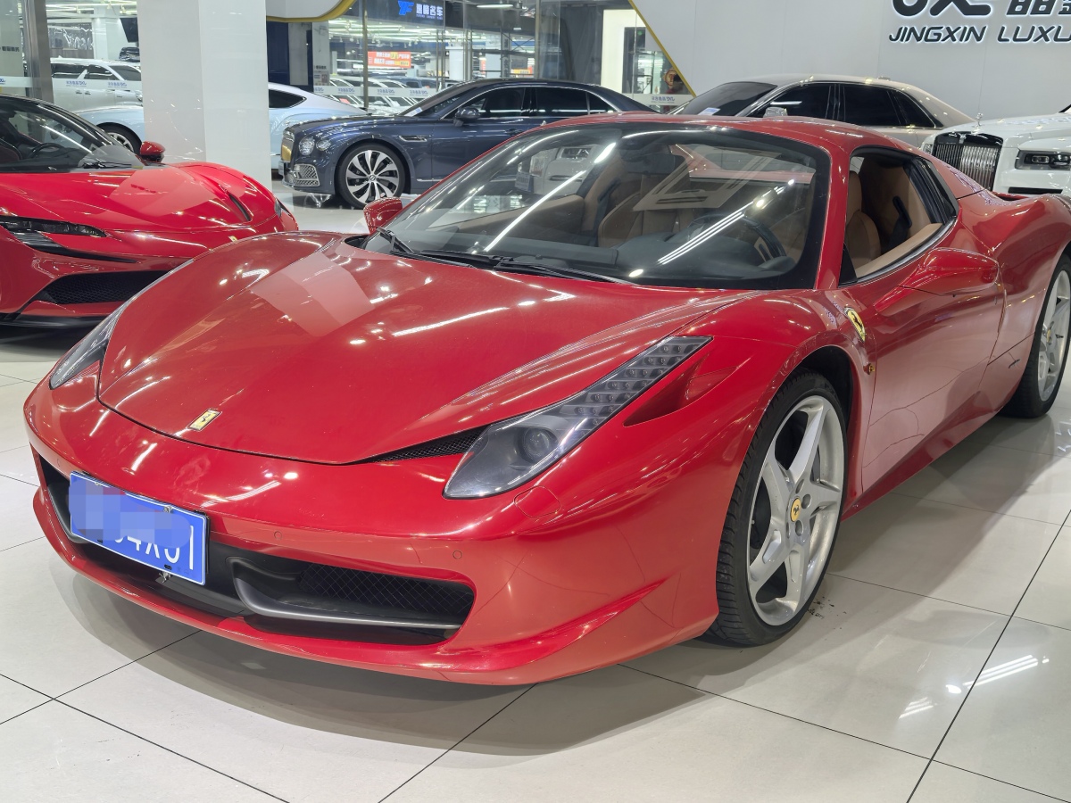 2012年12月法拉利 458  2013款 4.5L Spider