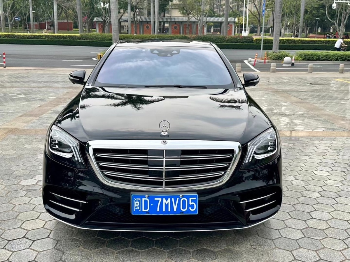 2019年6月奔驰 奔驰S级  2018款 S 500 L 4MATIC