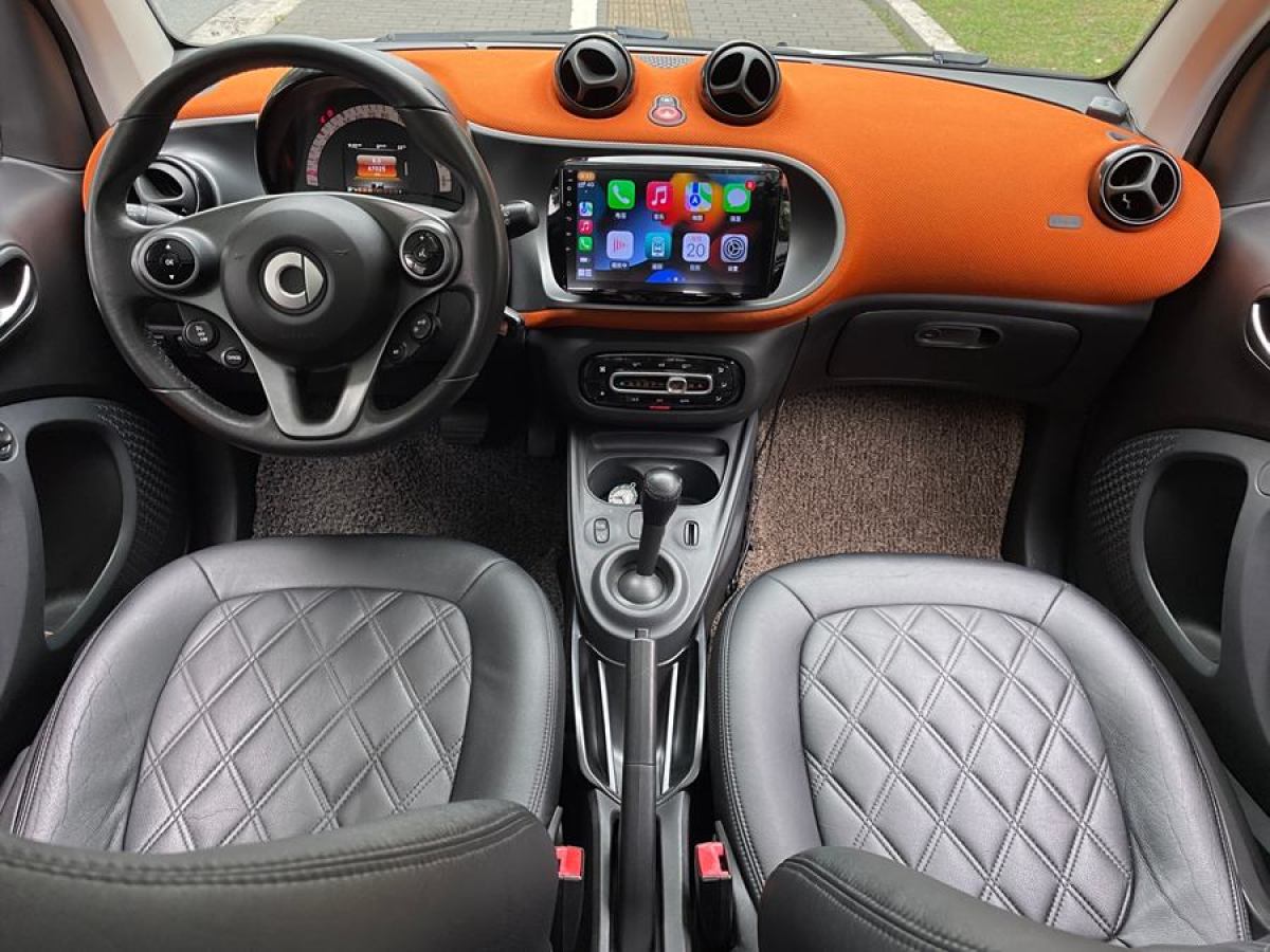 2016年9月smart fortwo  2015款 1.0L 52千瓦硬頂激情版