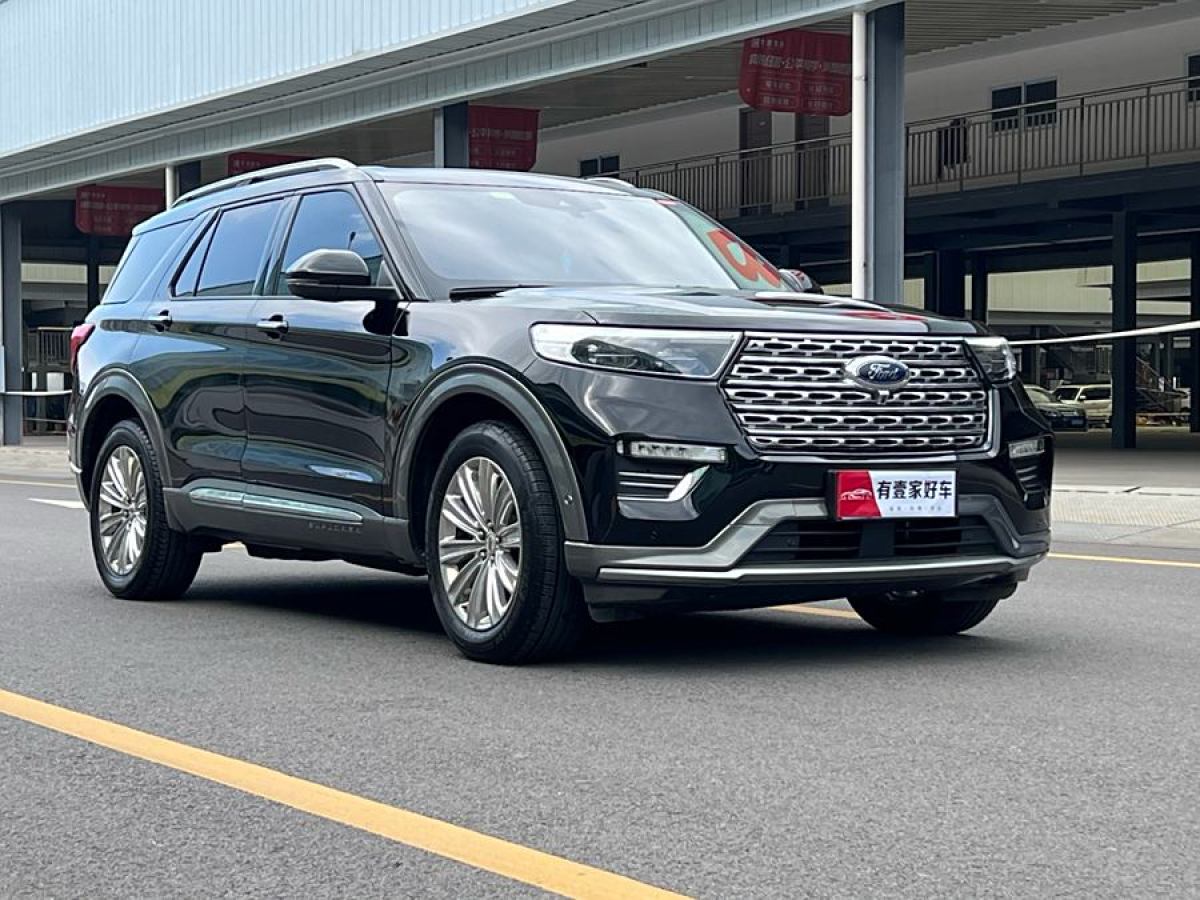 2021年9月福特 探險(xiǎn)者  2023款 EcoBoost 285 四驅(qū)鈦金版 6座